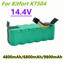 100%New Battery for Kitfort KT504 Haier T322 T320 Panda X500 X580 X600 Ecovacs Mirror CR120 Dibea Robotic Vacuum Cleaner 9800mAh 2024 - buy cheap