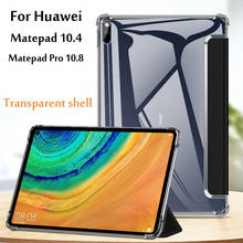 Capa protetora para tablet, com suporte magnético, para huawei media pad m6 8.4/honor v6 10.4, matepad 10.4/pro 10.8 2024 - compre barato