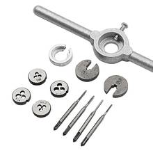 1Set Mini HSS Metric Taps Dies Wrench Handle Kit M1-M1.6 Screw Thread Making New Dropship 2024 - buy cheap