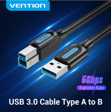 Vention-Cable USB 2,0 para impresora de etiquetas Canon, Epson, HP, ZJiang, macho A macho, tipo B, 2,0 2024 - compra barato
