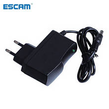 ESCAM AC 100-240V DC 12V 1A EU Plug AC/DC Power adapter charger Power Adapter for CCTV Camera (2.1mm * 5.5mm) 2024 - buy cheap
