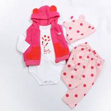 Conjunto de ropa de silicona para bebés, conjunto de ropa para niñas pequeñas, 47cm, 60cm 2024 - compra barato