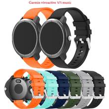Correa de silicona colorida para reloj inteligente Garmin Vivoactive 3, Vivomove HR, correa para reloj Garmin Vivoactive 3 2024 - compra barato