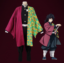 Demon Slayer Kimetsu no Yaiba cos Tomioka Giyuu  anime man woman cosplay  High-quality Kimono  fashion costume full set 2024 - buy cheap