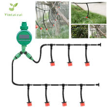 Fast Shipping 30m 2-Ways Garden Drip Irrigation System Watering Kits With Water Timer Dripper Atomizer Greenhouses Pot Plants 2024 - buy cheap