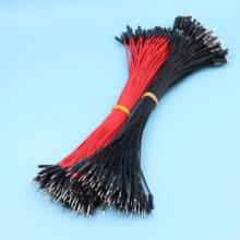 100Pcs 2.54mm 1P-1P Male to Male Dupont Wire 20cm Jumper Red & Black 2024 - buy cheap
