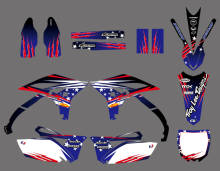 H2CNC-gráficos y fondo de motocicleta, pegatina para Yamaha YZ250F, YZF250, 2010, 2011, 2012, 2013, YZ 250F, YZF 250 2024 - compra barato