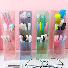 Desktop Pen Storage Box 4 Grids Cosmetic Jewelry Organizer Holder for Office 2024 - buy cheap