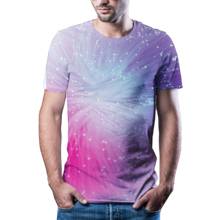 New T-shirt men high-quality men's t-shirt casual short-sleeved destruction printing men's T-shirt fashion cool T-shirt men 2024 - buy cheap