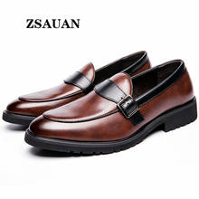 ZSAUAN Fashion Men Dress Shoes Tide Men Penny Loafers Daily Casual Formal Shoes Resale Shoes Large Size 38-48 Dropshipping 2024 - buy cheap