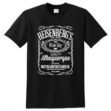 Breaking bad men t shirt 100% cotton high quality printed t-shirt Heisenberg tshirt crew neck hip hop tops harajuku clothes 2024 - buy cheap