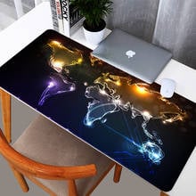World Map Mouse Pad 300x600mm Gaming Mousepad Large Size Desk Cushion Keyboard Mat For Laptop Pc Home Carpet Mouse Mat 2024 - buy cheap