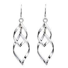 High Quality 925 Sterling Silver Drop Earrings Jewelry For Women Girls Gift Brincos Pendientes De Prata 2024 - buy cheap