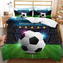 Super Cool Barcelona Football Series Bedding Sets Sports Duvet Cover Queen Bedspread Children Kids Adult Boys Gift Bedroom Decor 2024 - buy cheap