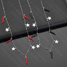 Fashion Jewelry Star Choker for Women Necklace Pendant Women Accessories Stainless Steel Bijoux Femme Collana Party Gift 2024 - buy cheap