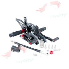 Motorcycle Rearset Black Rear Sets Foot Pegs Adjustable For HONDA CBR650F CB650F 2014-2018 CBR650R CB650R 2019-2020 2024 - buy cheap