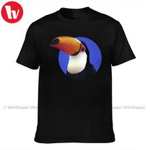 Toucan T-Shirt Fun 100 Percent Cotton T Shirt Short Sleeves High Street Print T Shirts Beach T-Shirt Man Big 3XL 2024 - buy cheap