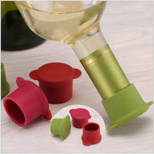 1PC Silicone Kitchenware Bottle Caps Wine Bottle Stoppers Reusable Beer Beverage Bottle Sealer Cover Cork Replacement for Wine 2024 - buy cheap