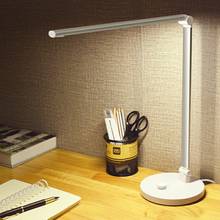 Luminária dobrável para mesa com 36 leds, proteção para os olhos 3 cores, temperatura regulável, lâmpada elétrica com carregamento usb