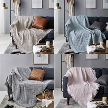 Nordic Knitted Throw Thread Blanket on the Bed Sofa Plaid Travel TV Nap Blankets Soft Towel Bed Plaid Tapestry Valentine's Day 2024 - buy cheap