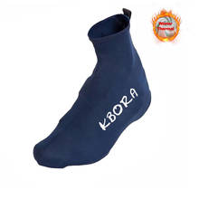 Kbora 2021 inverno térmica ciclismo sapato capa do esporte dos homens ao ar livre mtb bicicleta overshoes cubre ciclismo sapato capa 2024 - compre barato