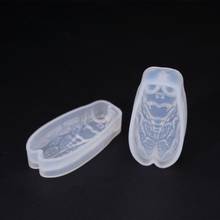 ANGELADY 1PC Crystal Epoxy Cicada Shape Silicone Mold DIY Handmade Jewelry Pendant Mould Making Tool 2024 - buy cheap