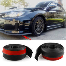 2.5M Car Front Bumper Lip Rubber Universal Bumper Protector Bumper Lip Strip Car Side Skirt Car Stickers 2024 - buy cheap