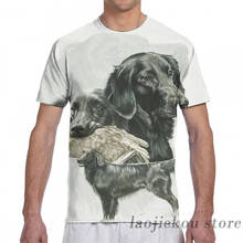 Flat-coated Retriever Medley men T-Shirt women all over print fashion girl t shirt boy tops tees Short Sleeve tshirts 2024 - buy cheap