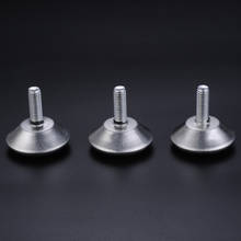 4Pcs Steel Rubber Furniture Legs Anti-slip Base Table Cabinet Leg Pad Adjustable Leveling Feet Leveler Screw 13mm-27mm 2024 - buy cheap