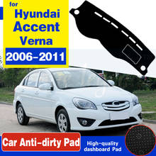 For Hyundai Accent Verna 2006 2007 2008 2009 2010 2011 MC Anti-Slip Mat Dashboard Cover Pad Sunshade Dashmat Carpet Accessories 2024 - buy cheap