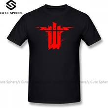 Wolfenstein T Shirt Wolfenstein The New Order T-Shirt Classic Cotton Tee Shirt Plus size  Male Printed Awesome Tshirt 2024 - buy cheap