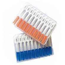40pcs/set Interdental Brush Plastic Toothpick Interdental Brush High Quality Cleaning Oral Health Dental Oral Care Tool 2024 - купить недорого