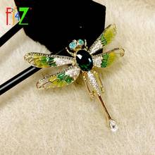 F. j4z 2021 broches de luxo tendência femininos top esmaltado pinos de libélula asas móveis para mulheres presentes para garotas dropship 2024 - compre barato