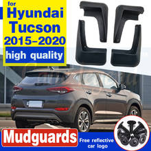 Set Molded Mud Flaps For Hyundai Tucson 2015 - 2020 Mudflap Splash Guards Mudguard Fender Front Rear 2017 2024 - buy cheap