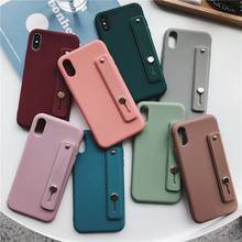 Pulseira colorida para celular, capa de celular macia em tpu com suporte para oneplus 9 8 7t 7 pro one plus 6 6t 8t oneplus 9 pro coque 2024 - compre barato