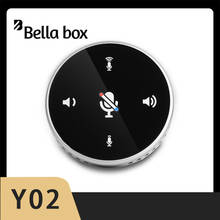 Мини USB-микрофон Bella Box Y02, настольный компьютер, для конференц-связи, всенаправленный микрофон, динамик, телефон для деловых видеовстреч 2024 - купить недорого