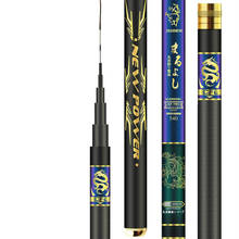 3.6m-10.0m Fishing Rod 60T Carbon Fiber Stream Pole Vara De Pesca Short Section Hand Cane Super Hard 28-tune Fishing Sticks 2024 - buy cheap