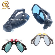 Universal Motorcycle Mirrors 7/8" CNC Handlebar Bar End Rearview Rear View Side Mirrors Glass Accessoire Moto for Cafe Racer BMW 2024 - buy cheap