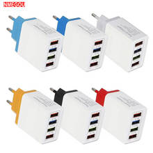 4 Port USB Charger Quick Charge Pd QC 4.0 3.0 Fast Charging Adapter Phone Wall Charger for IPhone Samsung Huawei Oppo Eu Us Plug 2024 - buy cheap
