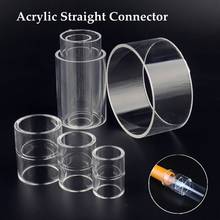 1pc I.D 20~32mm Acrylic Pipe Aquarium Fish Tank Straight Connector Transparent Plexiglass Water Supply Tube Home DIY Connector 2024 - buy cheap
