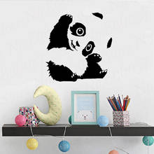 Cute Panda Wall Sticker Nursery School Wall Decor Lovely Animals Vinyl Wall Art Decal Home Decoration Bedroom Living Room WL1324 2024 - buy cheap