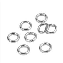 Anillos de salto abiertos de acero inoxidable, accesorio de 4mm de diámetro, novedad, 500 Uds. Anillo circular para hacer joyas, accesorios 2024 - compra barato