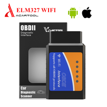 OBD2 ELM327 V1.5 Wifi Code Reader Scan Tool Auto Diagnostic Tool ELM 327 Scanner For iSO/Android for 12V OBD2 Gasoline Cars 2024 - buy cheap