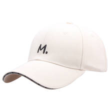 M Embroidery Baseball Caps Summer Outdoor Sports Adjustable Mens Cotton Golf Cap for Women Men Solid Snapback Hat Gorra Hombre 2024 - buy cheap