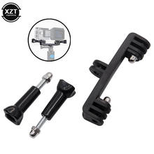 Soporte de trípode de doble soporte, mango de cámara deportiva profesional con adaptador de montaje de tornillo para Gopro Hero 6/5/4/3 +/3/2/1 y SJCAM 2024 - compra barato