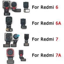 Оригинальная задняя фронтальная камера для Xiaomi Redmi 7 7A 6 6A фронтальная камера для селфи задняя камера Модуль ЗАМЕНА Запасные части для ремонта 2024 - купить недорого