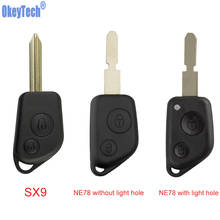 OkeyTech Remote Car Key Shell For Citroen Elysee Saxo Xsara Picasso Berlingo C2 C3 for Peugeot 106 206 306 205 405 2 Buttons 2024 - buy cheap