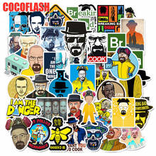 10/50Pcs/set Tv Show Breaking Bad Cartoon Waterproof PVC Stickers For Guitar DIY Bicycle Car Skateboard Snowboard Laptop Luggage 2024 - buy cheap