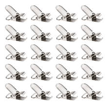 28mm metal suspender clips for pacifier holders bib clips toy holder crafts suspender pants braces skirts Tight Stockings 2024 - buy cheap