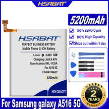 HSABAT EB-BA516ABY 5200mAh Battery for Samsung Galaxy A51 5G (not for 4G) A516 SM-A516B/DS SM-A5160 SM-A5160 Batteries 2024 - buy cheap